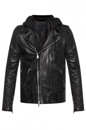 ‘woodley’ leather jacket, zdjęcie 1 ‘woodley’ leather jacket od AllSaints
